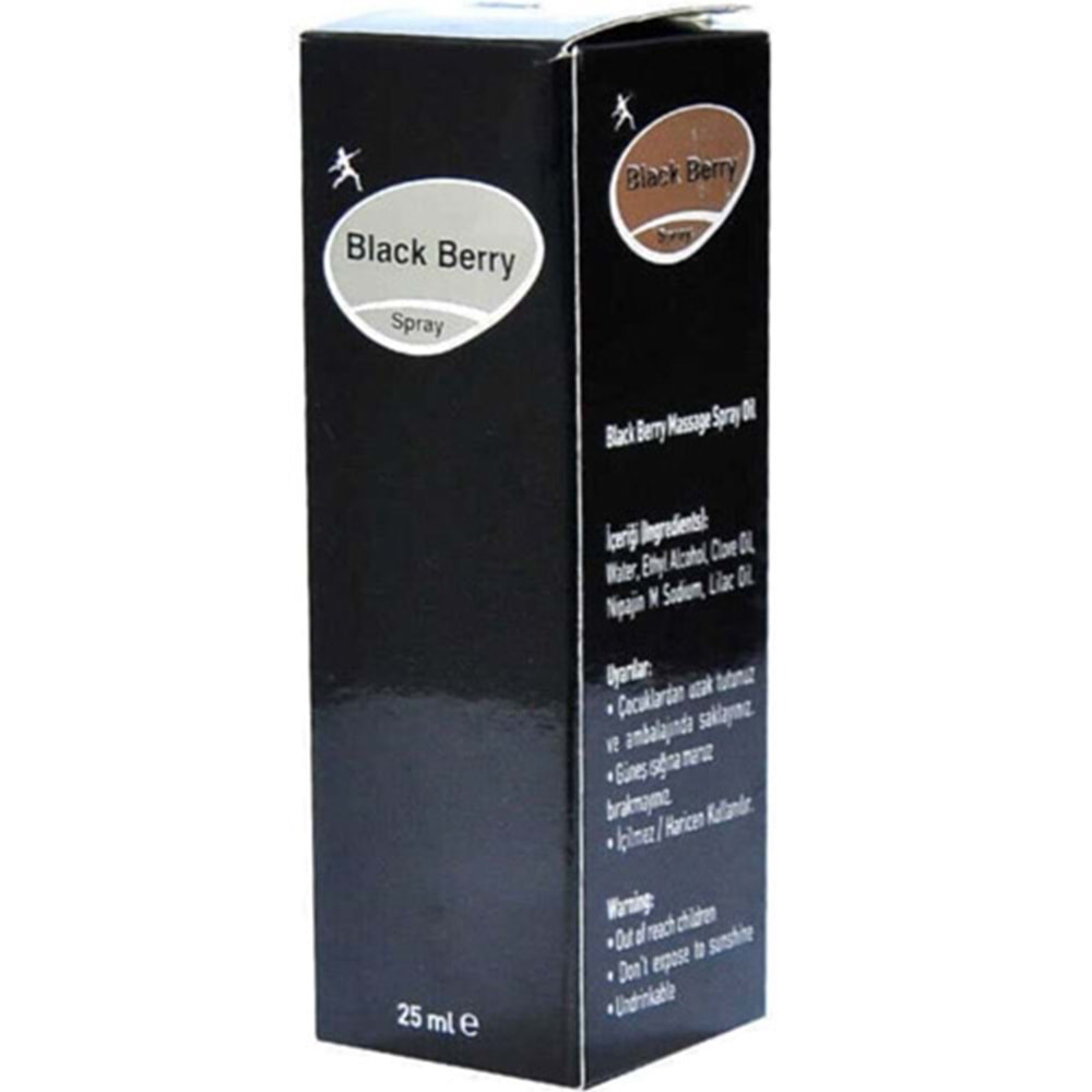 BLACK BERRY GECİKTİRİCİ SPREY 25 ML