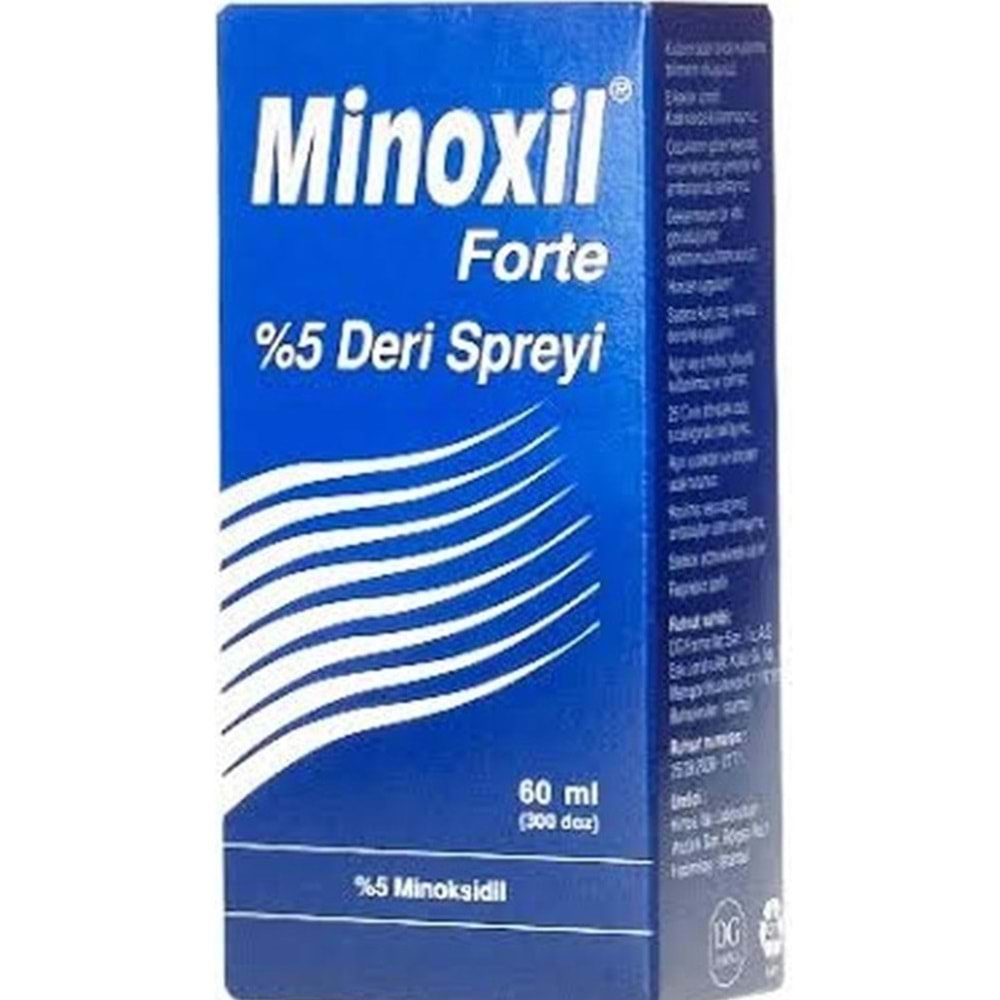 MİNOXİL FORTE % 5 DERİ SPREYİ ÇÖZELTİ