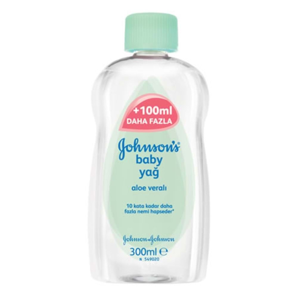 JOHNSON BEBE YAĞI 300 ML ALOEVERA