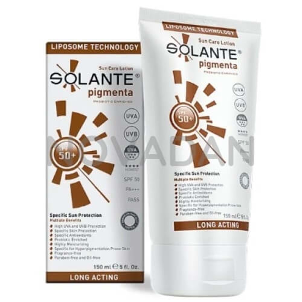 SOLANTE PİGMENTA SUN CARE LOTİON SPF50+ 150 ML
