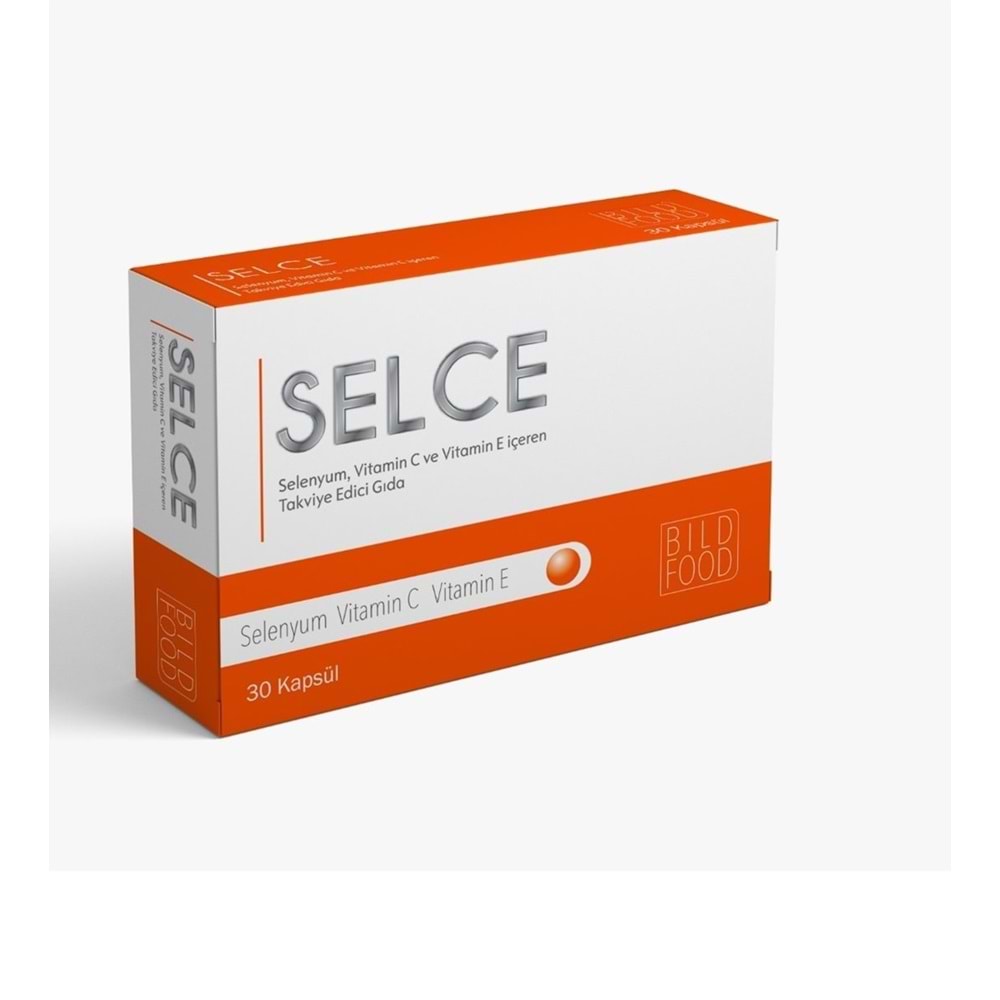 SELCE SELENYUM & VİTAMİN C & VİTAMİN E 30 KAPSÜL