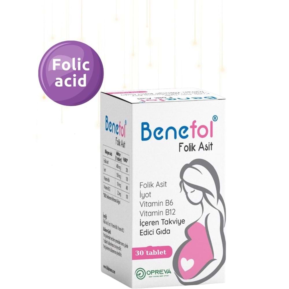 BENEFOL FOLİK ASİT 60 TABLET