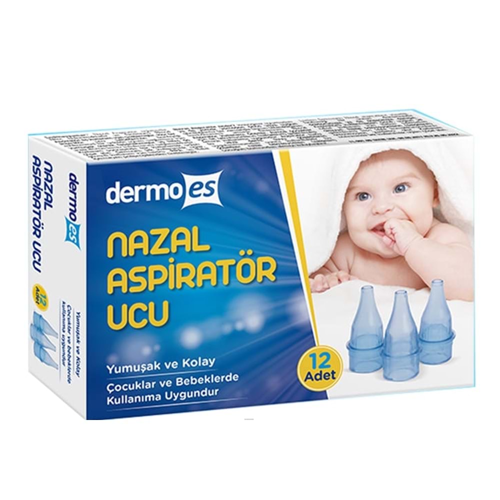 BURUN ASPİRATORU YEDEK UC 12 ADET DERMOES