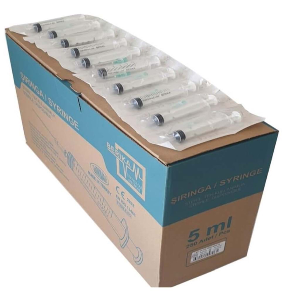 ENJEKTÖR 5 CC YEŞİL 250 Lİ PAKET GENJEKT