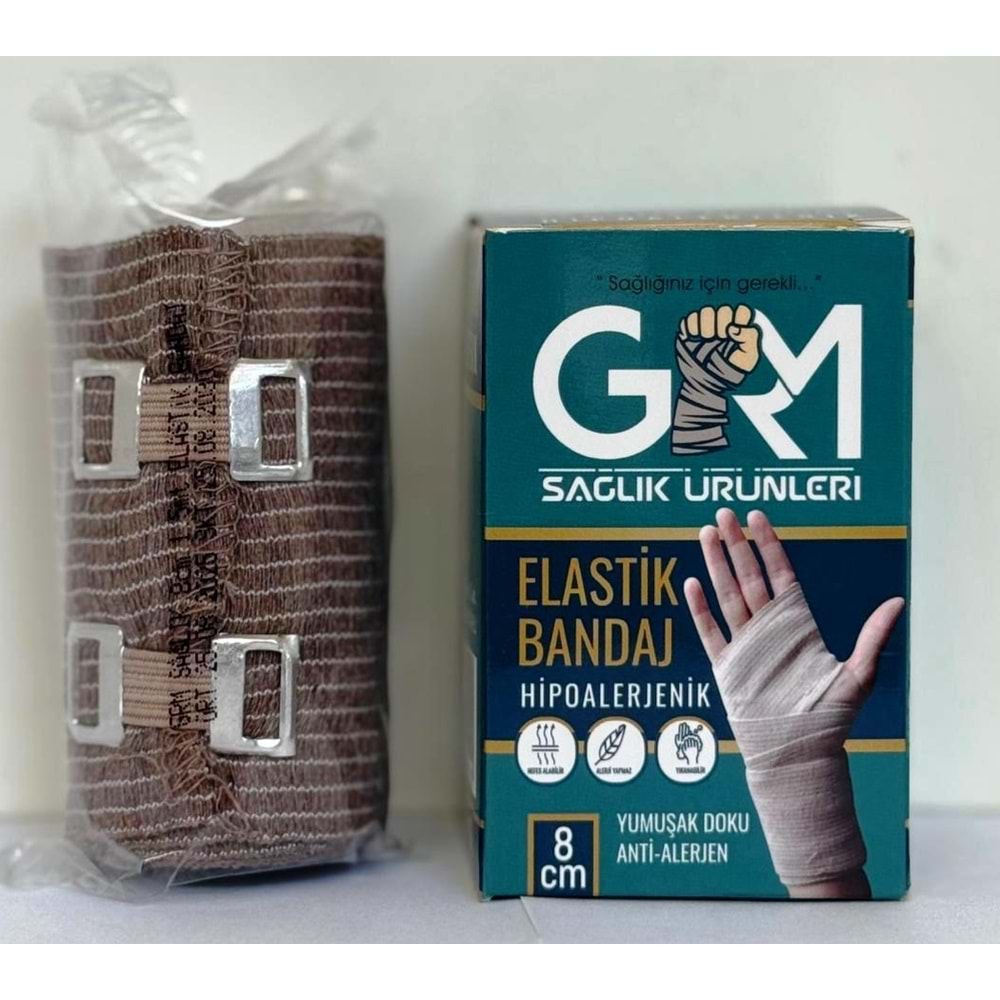 GRM ELASTİK BANDAJ 8 CM TEN RENGİ