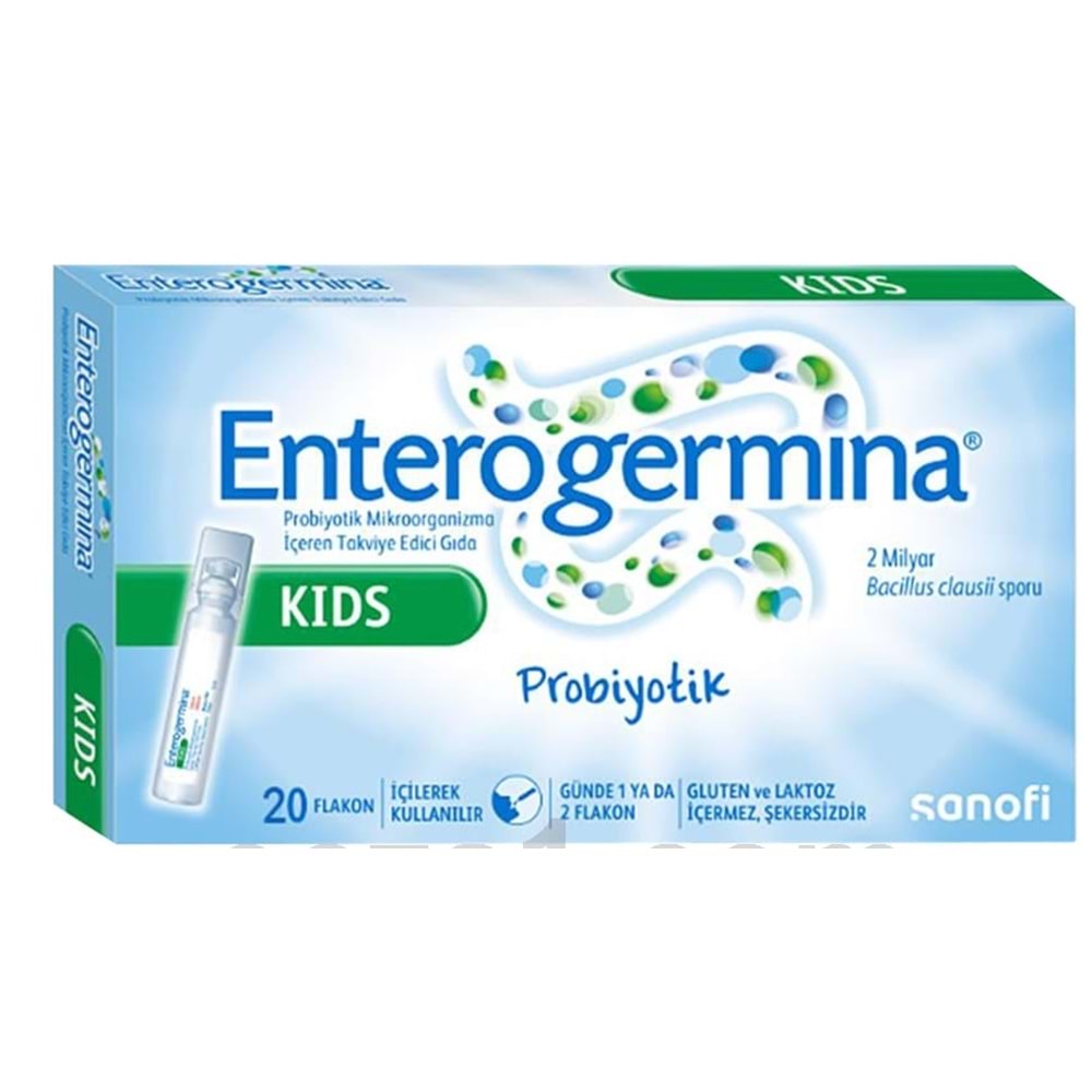 ENTEROGERMİNA KİDS PROBİYOTİK 5 ML 20 FLAKON