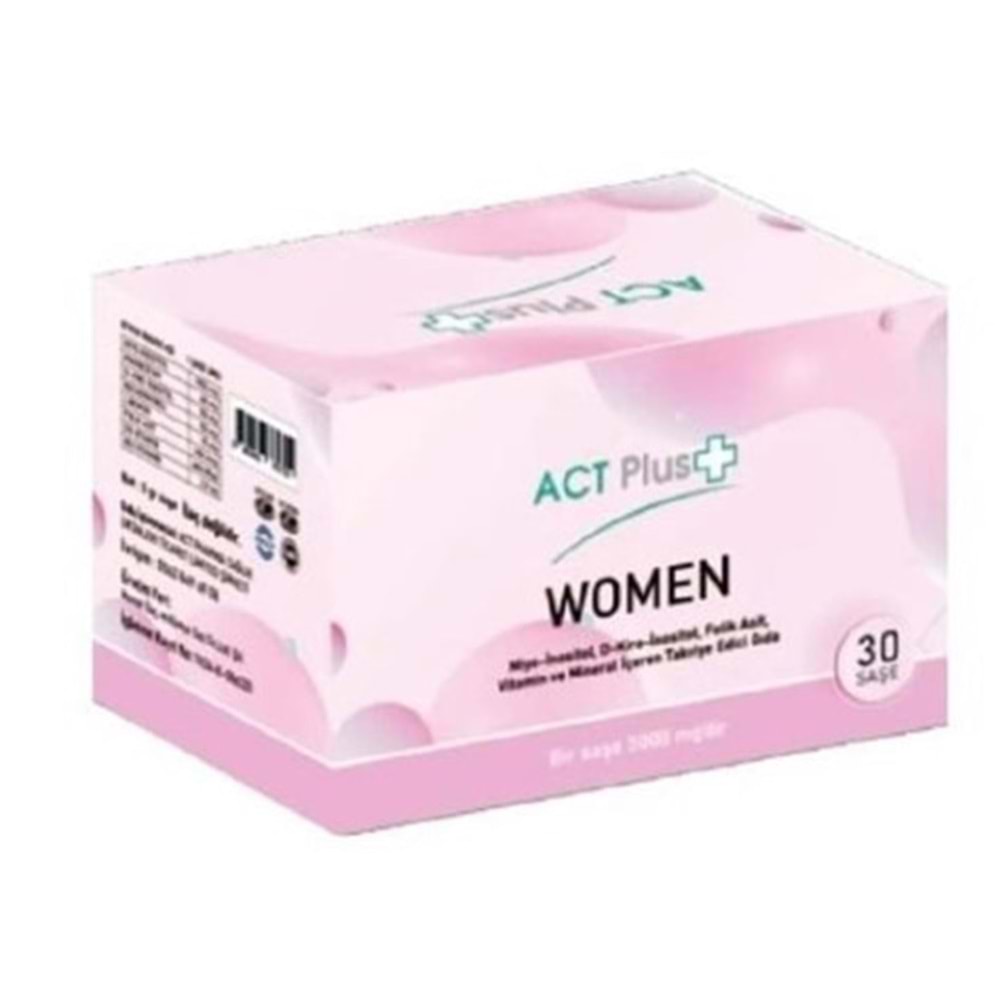 ACT PLUS WOMEN 30 SAŞE TAKVİYE EDİCİ GIDA