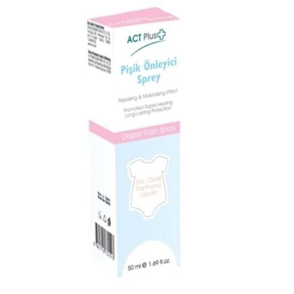 ACT PLUS PİŞİK ÖNLEYİCİ SPREY 50 ML