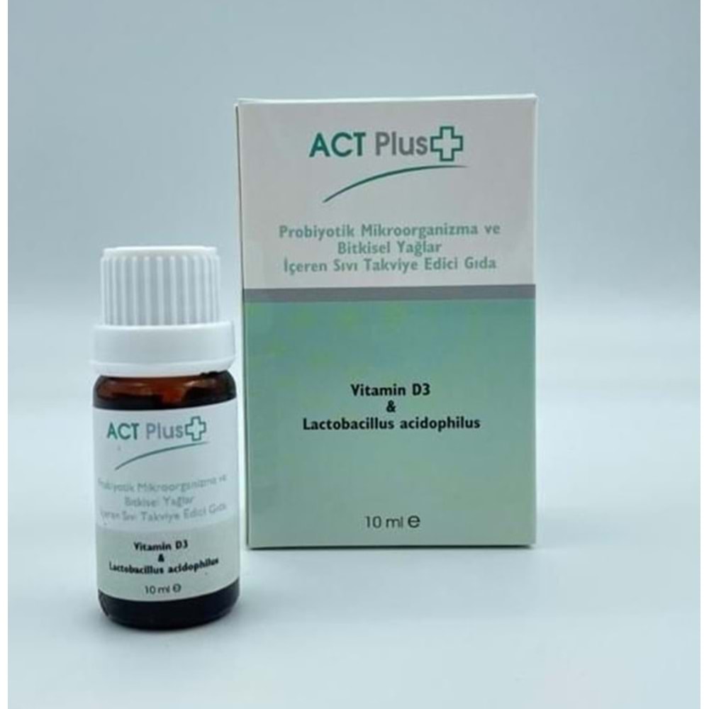 ACT PLUS PROBİYOTİK GAZ GİDERİCİ DAMLA 10 ML