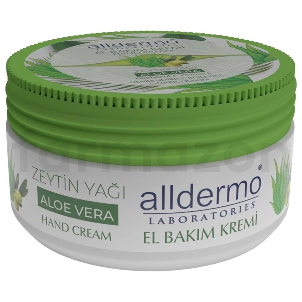 ALLDERMO EL BAKIM KREMİ 150 ML ( ALOE VERA & ZEYTİN YAĞLI )