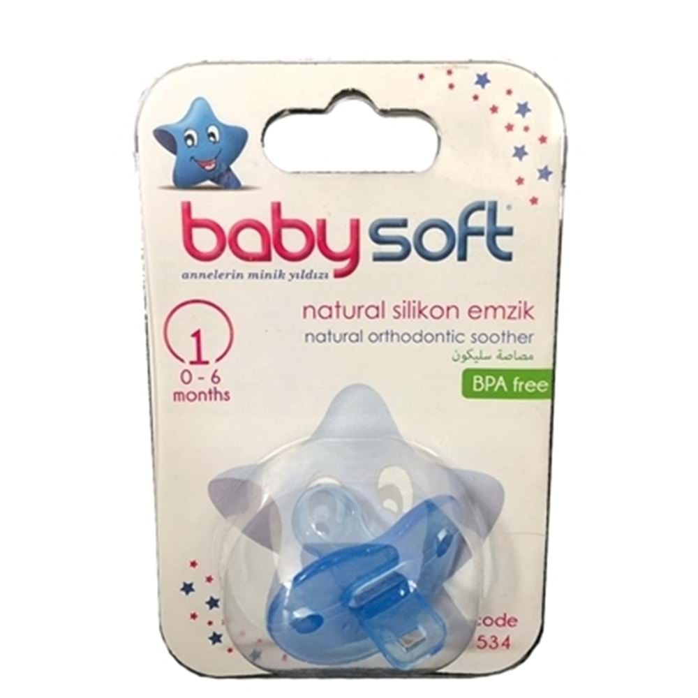 BABYSOFT SILIKON KLASİK EMZIK NO:2 501