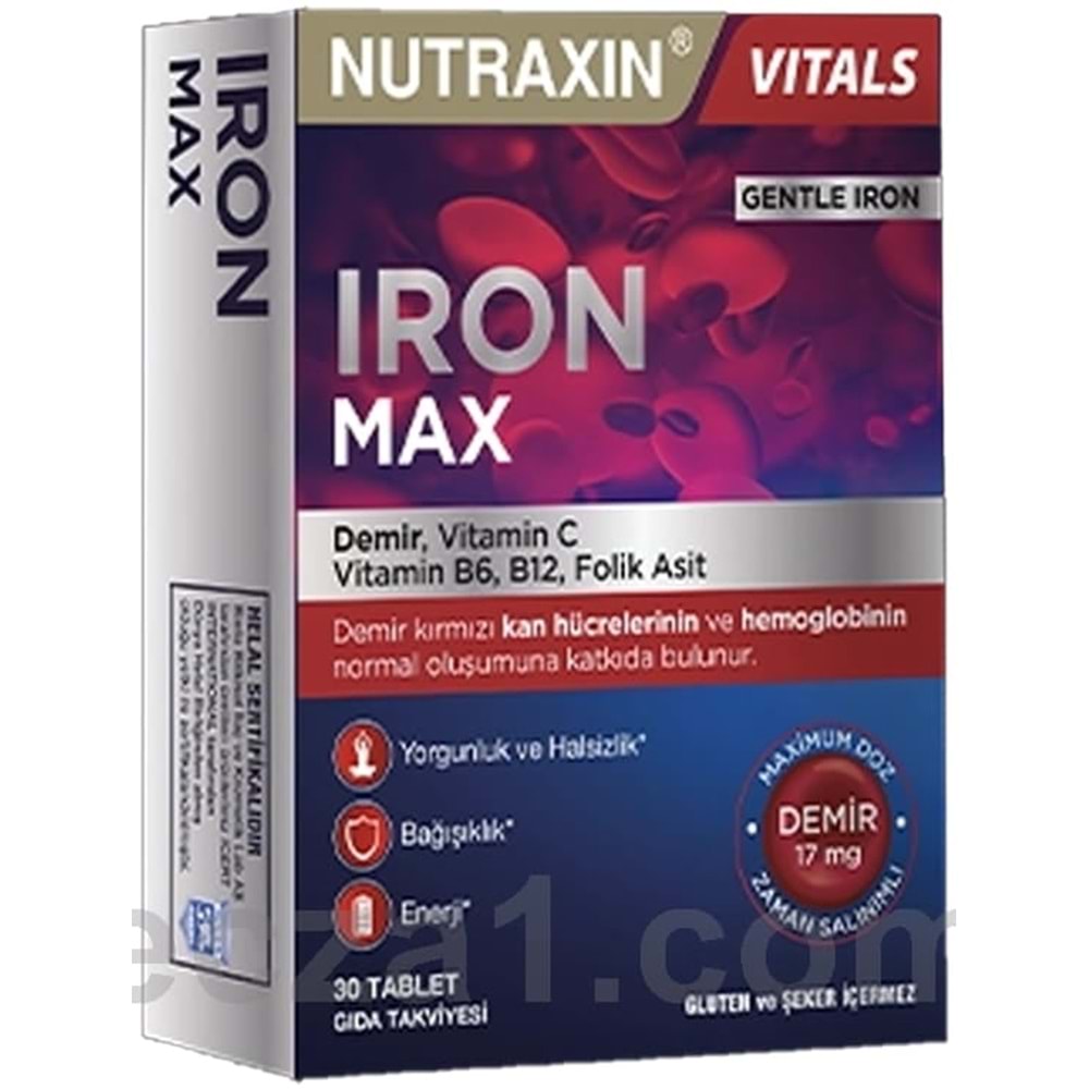 NUTRAXIN İRON MAX 30 TABLET