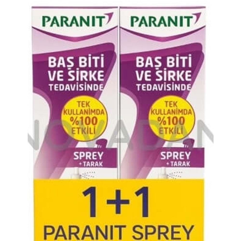 PARANIT BİT SPREYİ 100 ML 2 Lİ PAKET