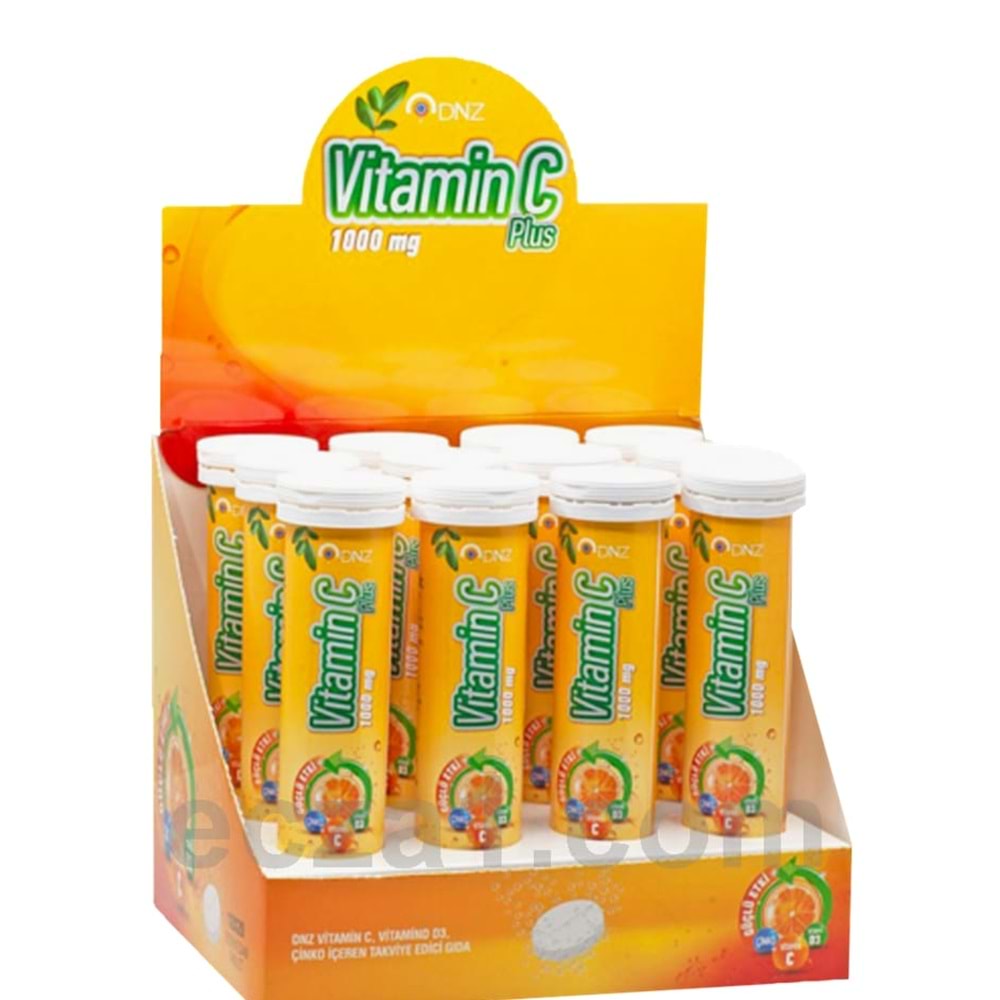 DNZ C VİTAMİNİ PLUS 1000 M 20 EFF TB