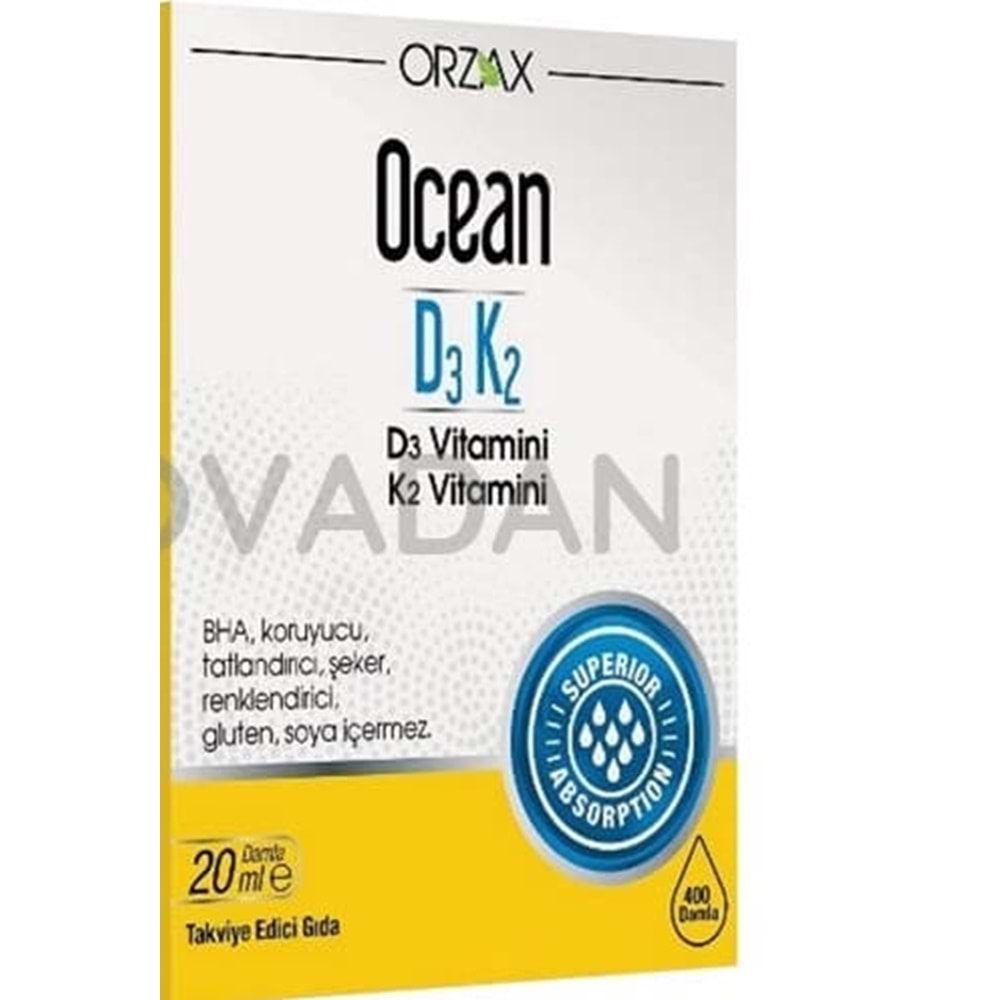 OCEAN D3 K2 20 ML ORAL DAMLA