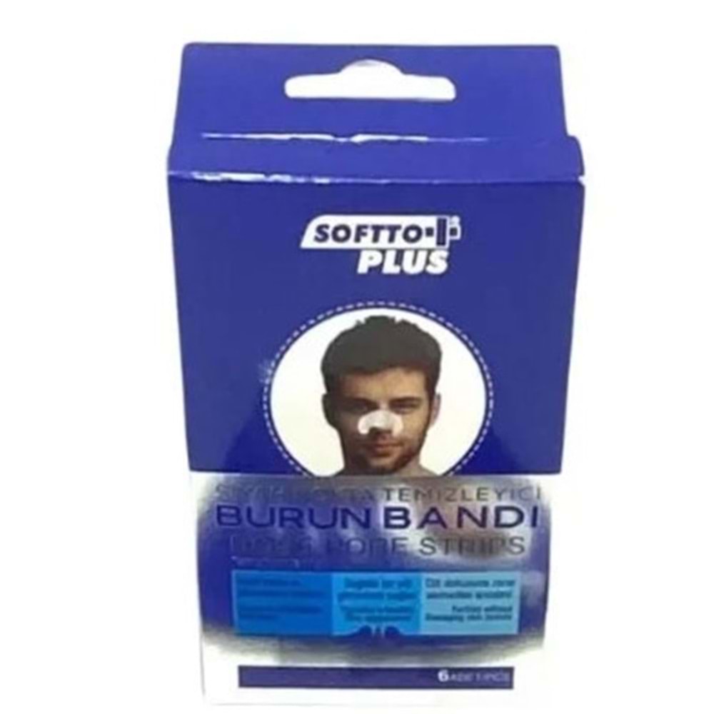 SOFTTO PLUS BURUN BANDI ERKEK 6 ADET
