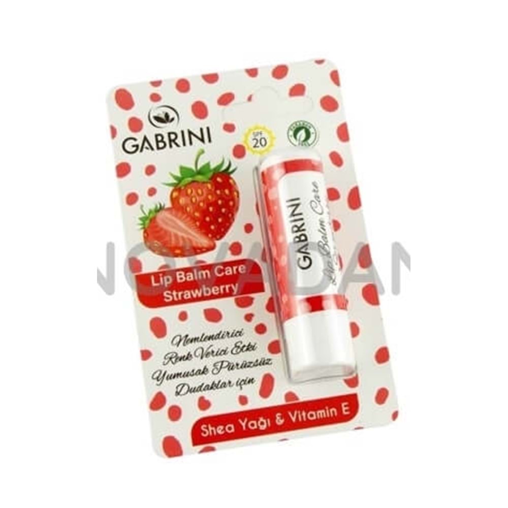 GABRİNİ DUDAK LİP ÇİLEKLİ