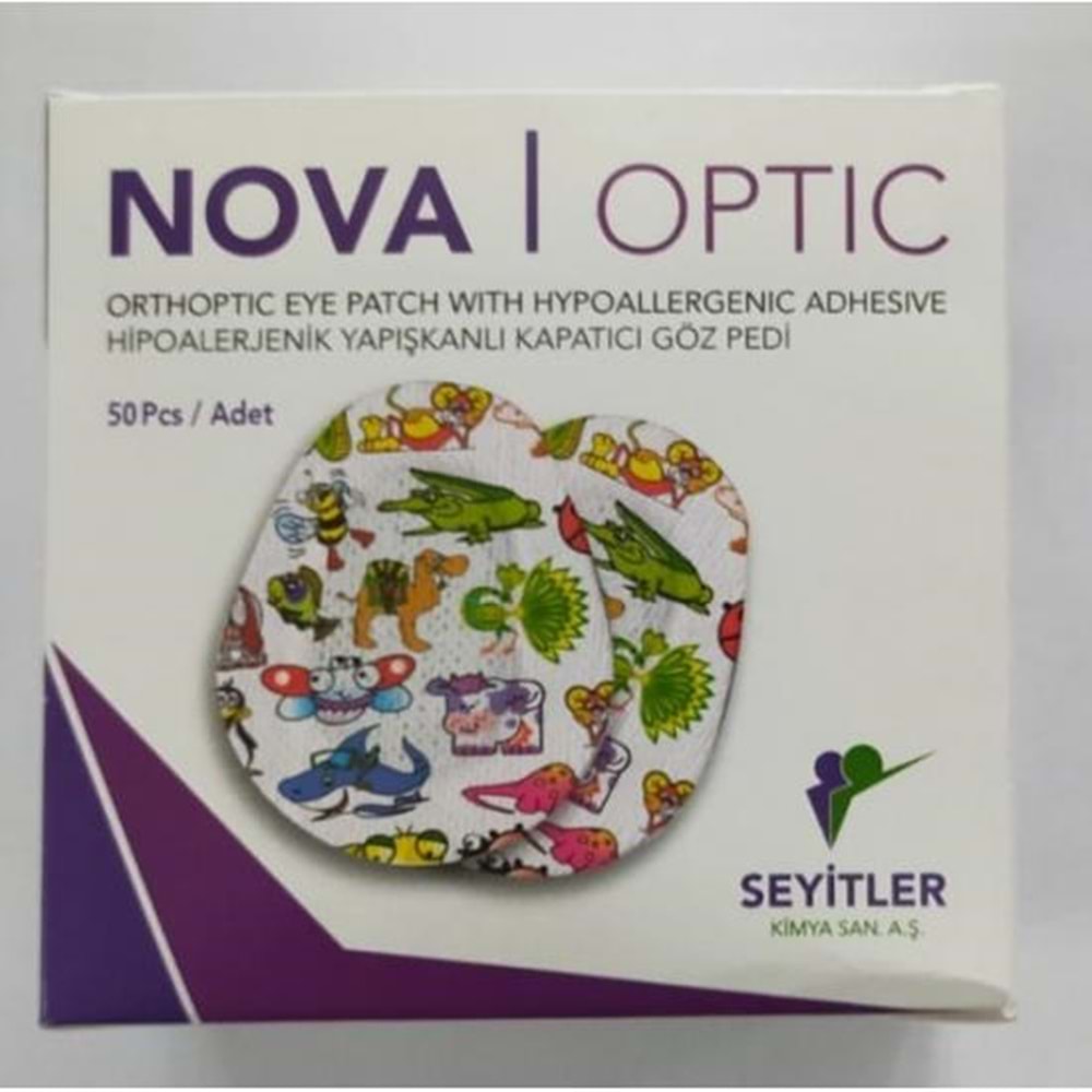 NOVA OPTİK GÖZ PEDİ ÇOCUK 50 ADET