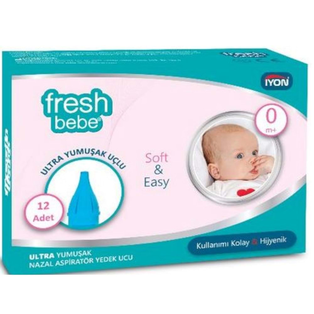 NAZAL YEDEK UÇ ASPİRATÖR 12 ADET FRESH BEBE