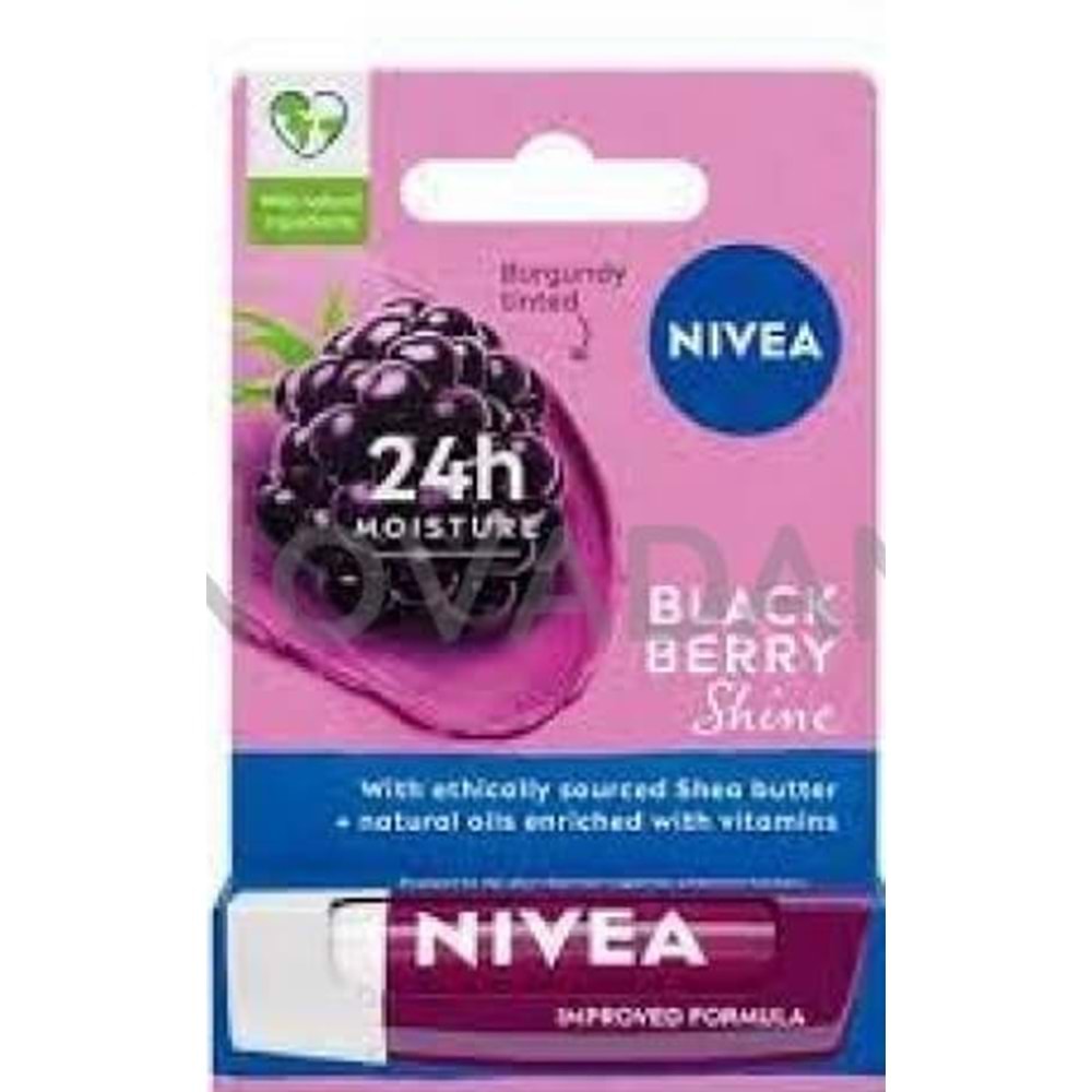 NIVEA LİP STİCK DUDAK BAKIM KREMİ 4,8 GR ( BÖĞÜRTLEN )