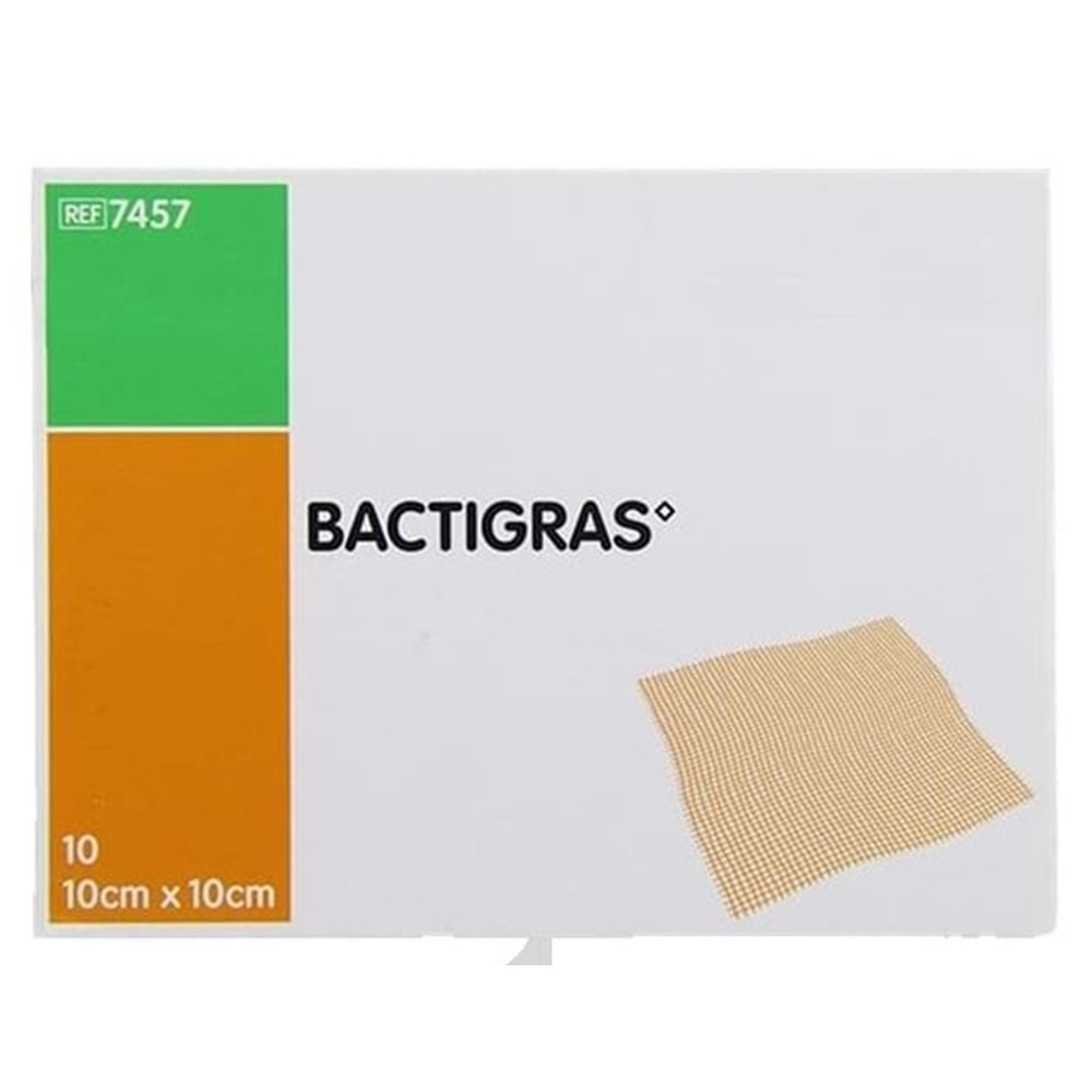 BACTIGRAS ANTISEPTIK TÜL SARGI 10*10 CM