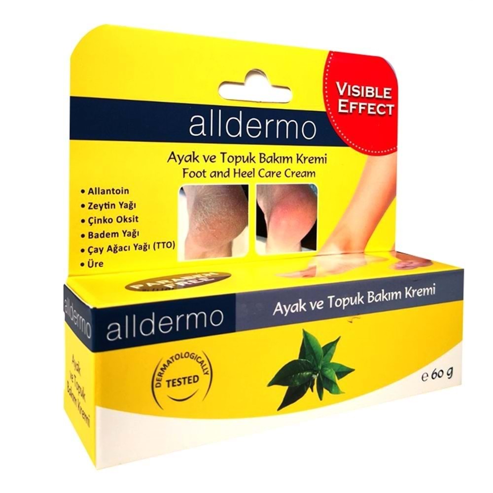 ALDERMO AYAK VE TOPUK ÇATLAK BAKIM KREMİ 60 G