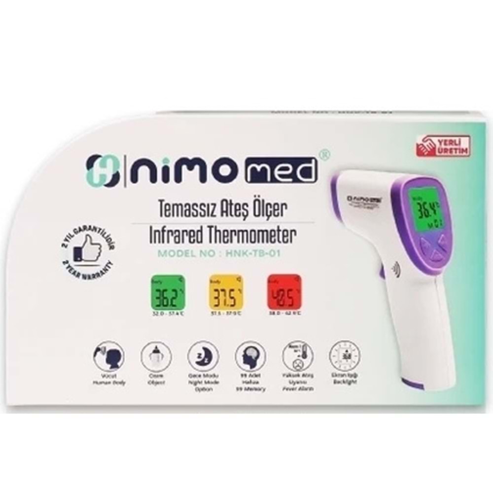 NİMO DİJİTAL KIZILÖTESİ TEMASSIZ ATEŞ ÖLÇER HNK-TB-01