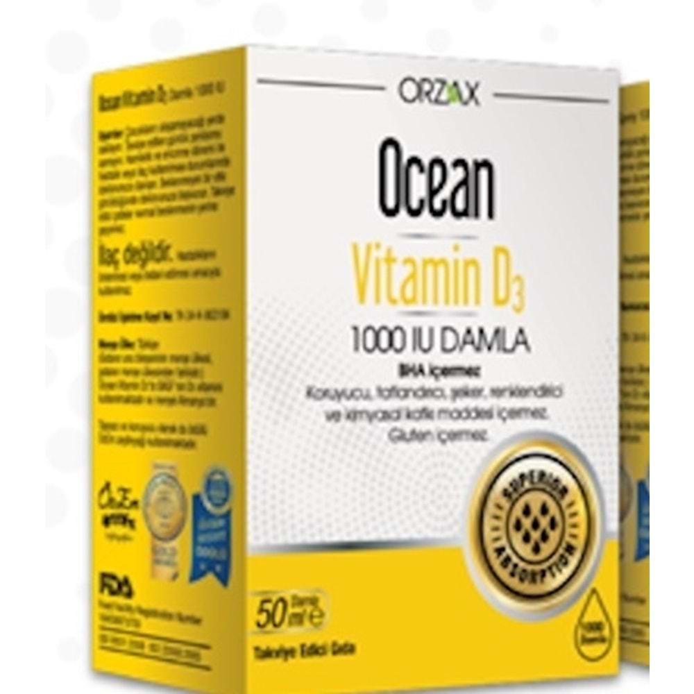 OCEAN VITAMIN D 1000 IU DAMLA