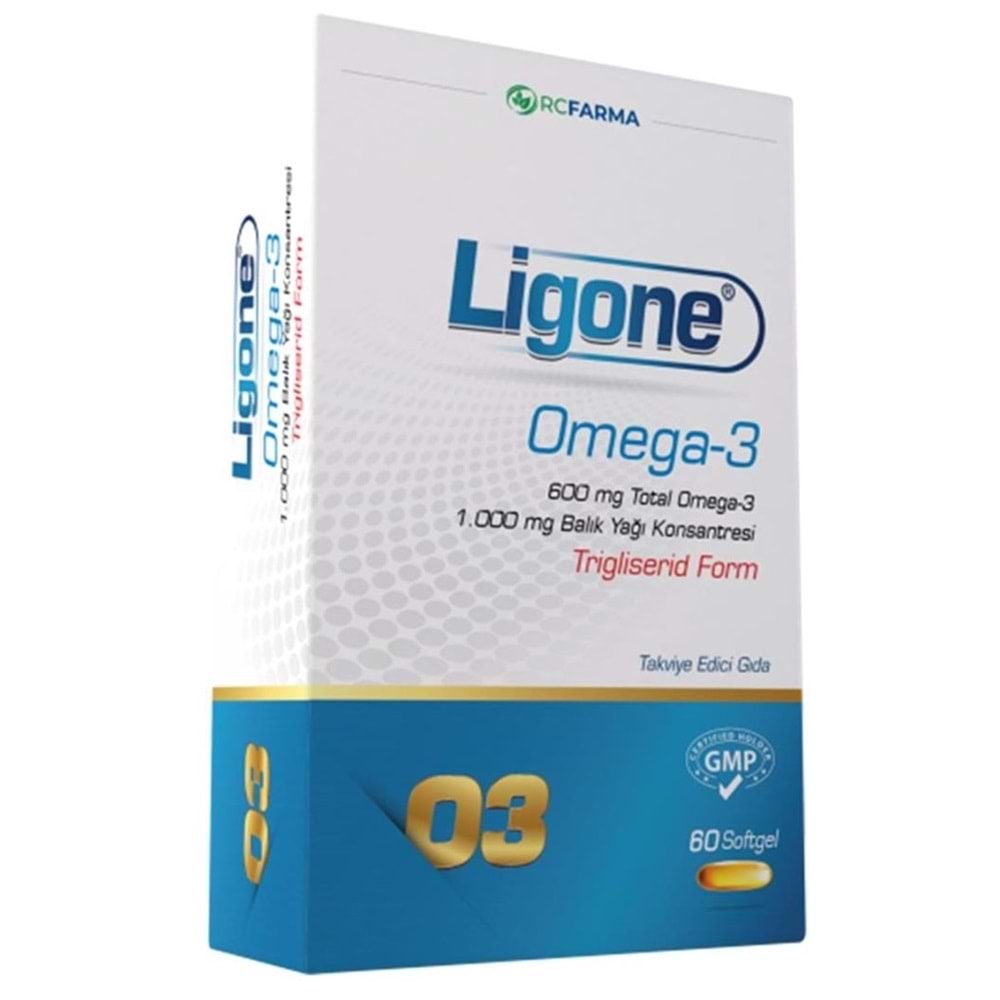 LİGONE OMEGA - 3 BALIK YAĞI 60 SOFT JEL KAPSÜL