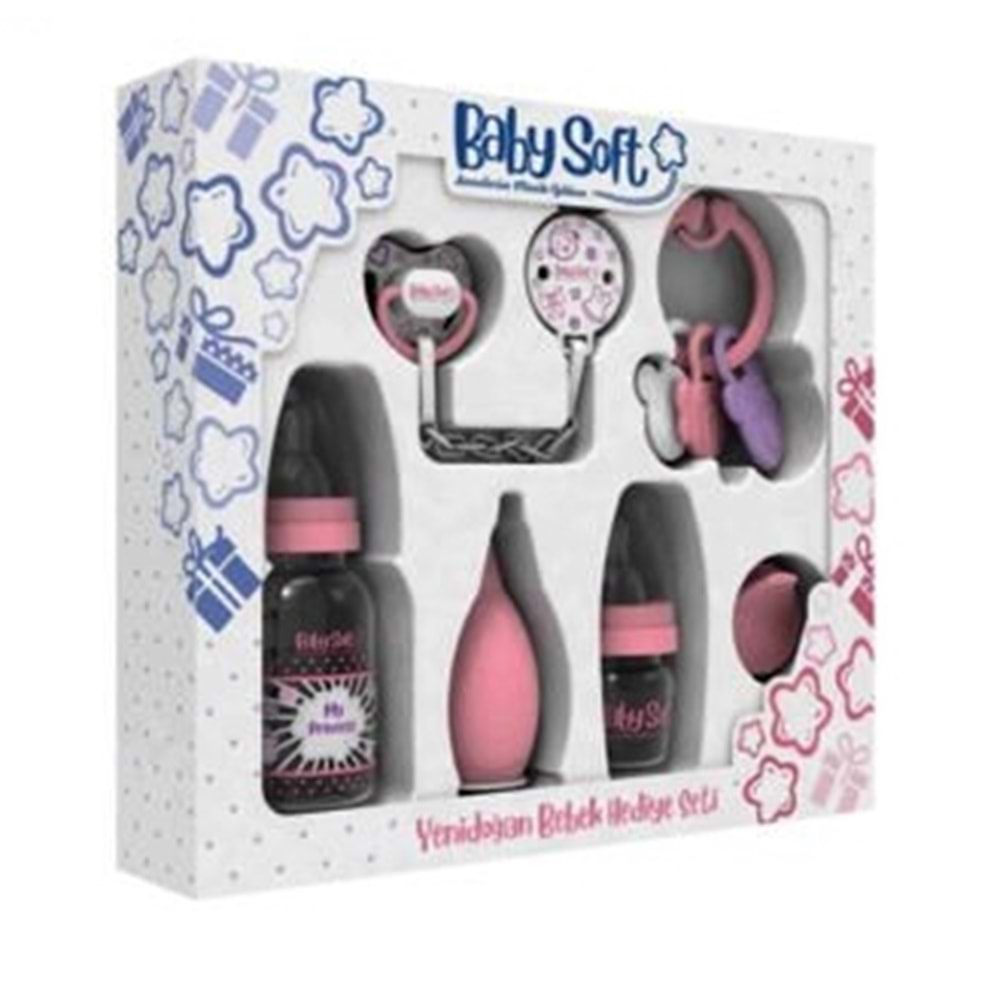BABYSOFT YENI DOGAN HEDIYE SETI KIZ (582)