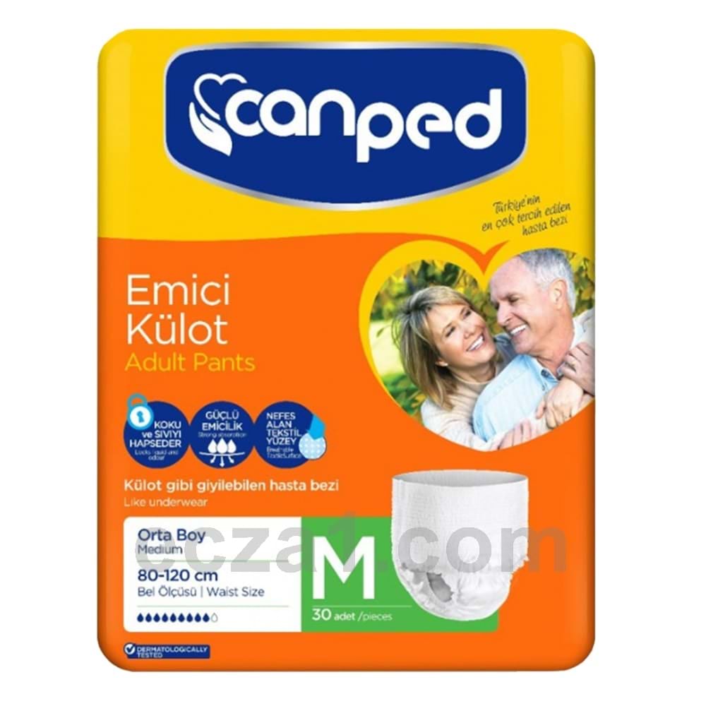 HASTA BEZI CANPED EMICI KULOT MEDIUM 30 ADET