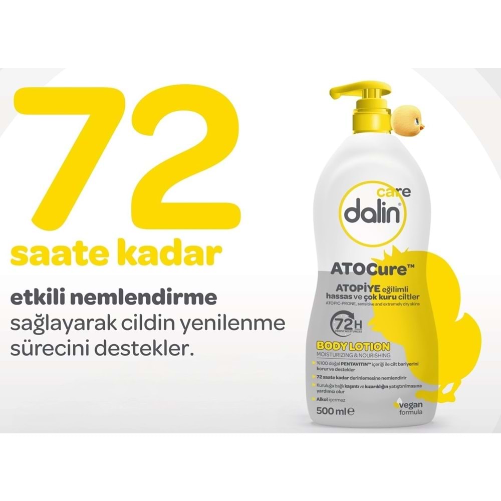 DALİN ATOCURE BEBEK VÜCUT LOSYONU 500 ML