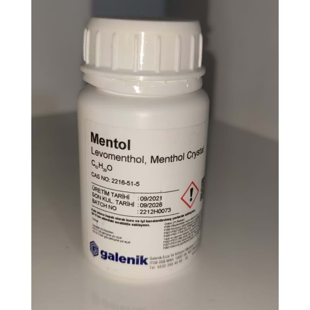 GALENİK MENTOL 50 GR ( MENTHOL CRYSTAL )