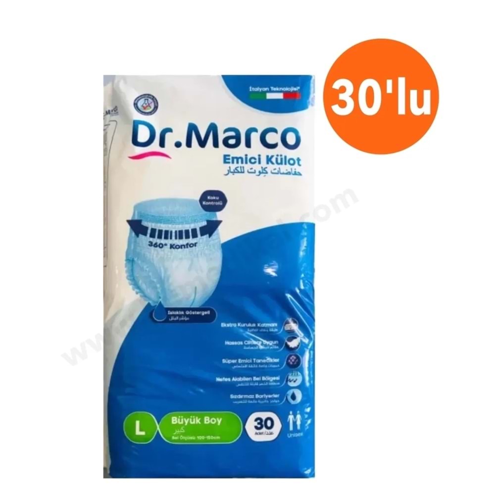 DR MARCO HASTA BEZİ KÜLOTLU 30 LU (LARGE)