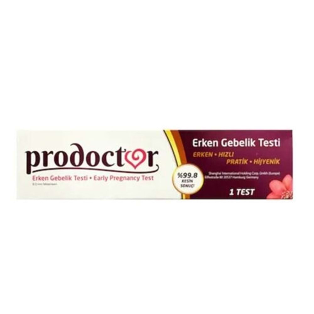 ERKEN GEBELİK TESTİ PRODOCTOR