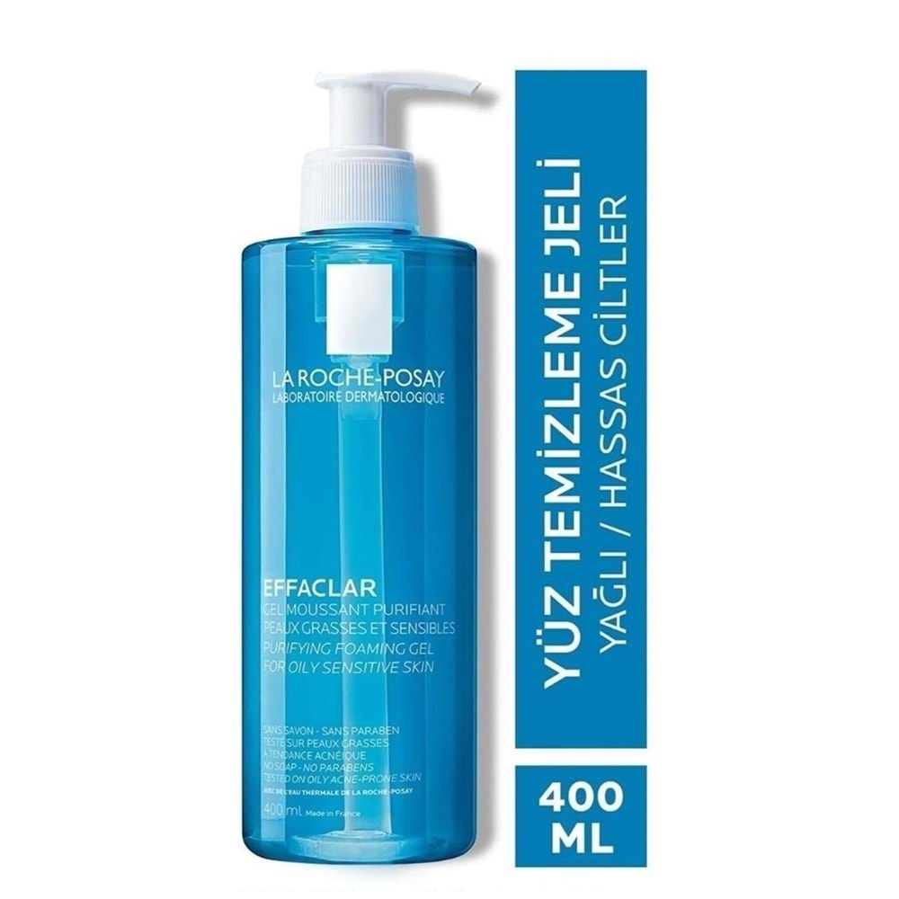 LA ROCHE POSAY EFFACLAR SIKILAŞTIRICI TONİK 400 ML ( YAĞLI VE HASSAS CİLTLER İÇİN )