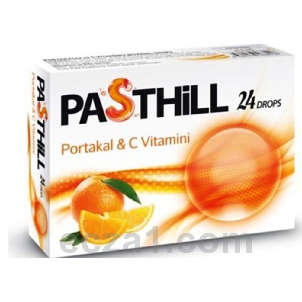 PASTHİLL PORTAKAL 24 LÜ PASTİL
