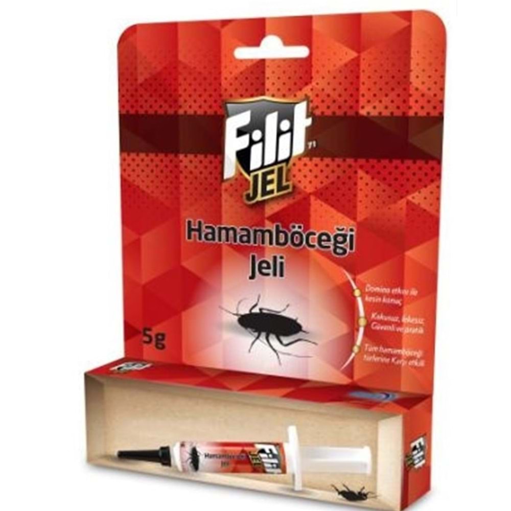 FİLİT HAMAM BÖCEĞİ & KARINCA JELİ 5 GR KIRMIZI KUTU
