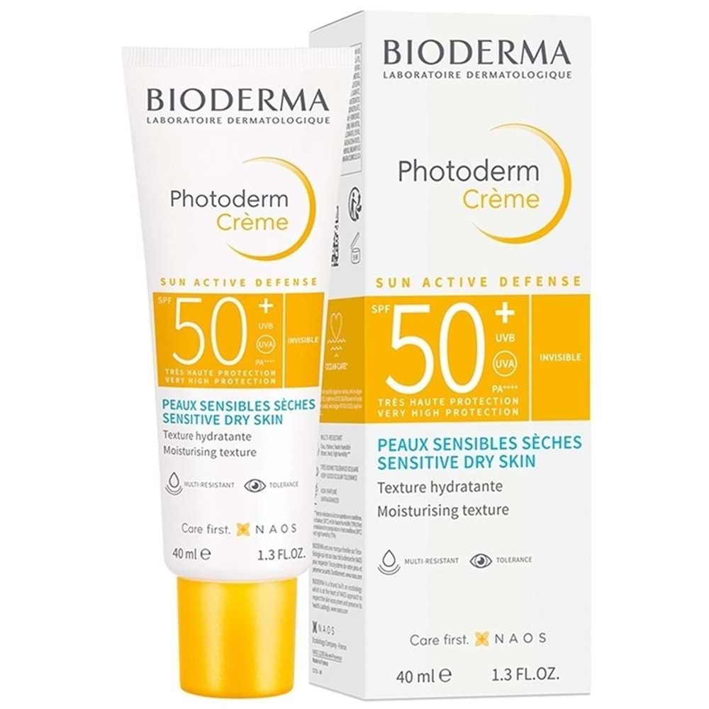 BİODERMA PHOTODERM CREME SPF 50+ 40 ML ( KURU CİLTLER İÇİN ) GÜNEŞ KREMİ