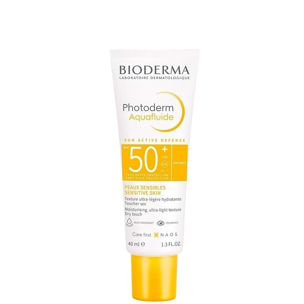 BİODERMA PHOTODERM AqUA FLUİDE INVİSİBLE SPF50+ 40 ML GÜNEŞ KREMİ ( TÜM CİLT TİPLERİ İÇİN )