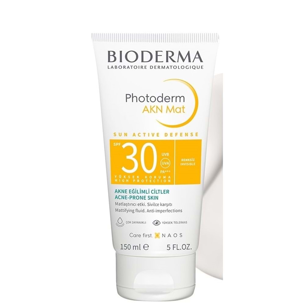 BİODERMA PHOTODERM AKN MAT SPF 30 + ( SİVİLCE KARŞITI ) GÜNEŞ KREMİ 150 ML