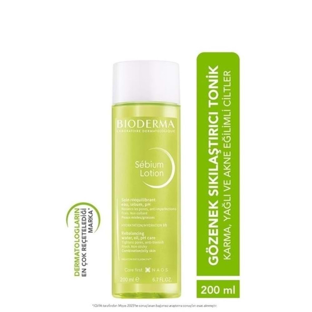 BİODERMA SEBİUM GÖZENEK SIKILAŞTIRICI LOTİON 200 ML ( AKNEYE EĞİMLİ CİLTLER İÇİN )