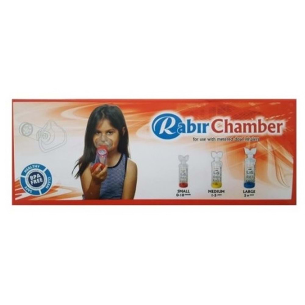 RABİR CHAMBER ( İNHALASYON CİHAZI ) KIRMIZI ( SMAL )