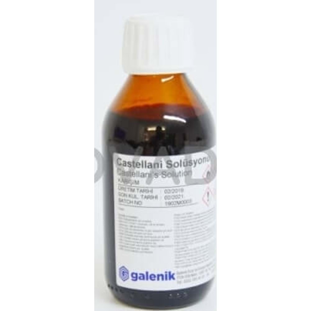 CASTELLANİ SOLUSYON 100 ML GALENİK