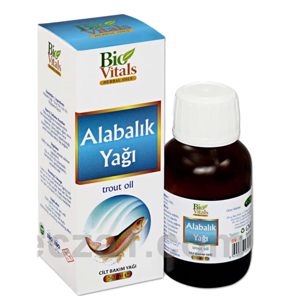 BİO VİTALS ALABALIK YAGI 50 ML