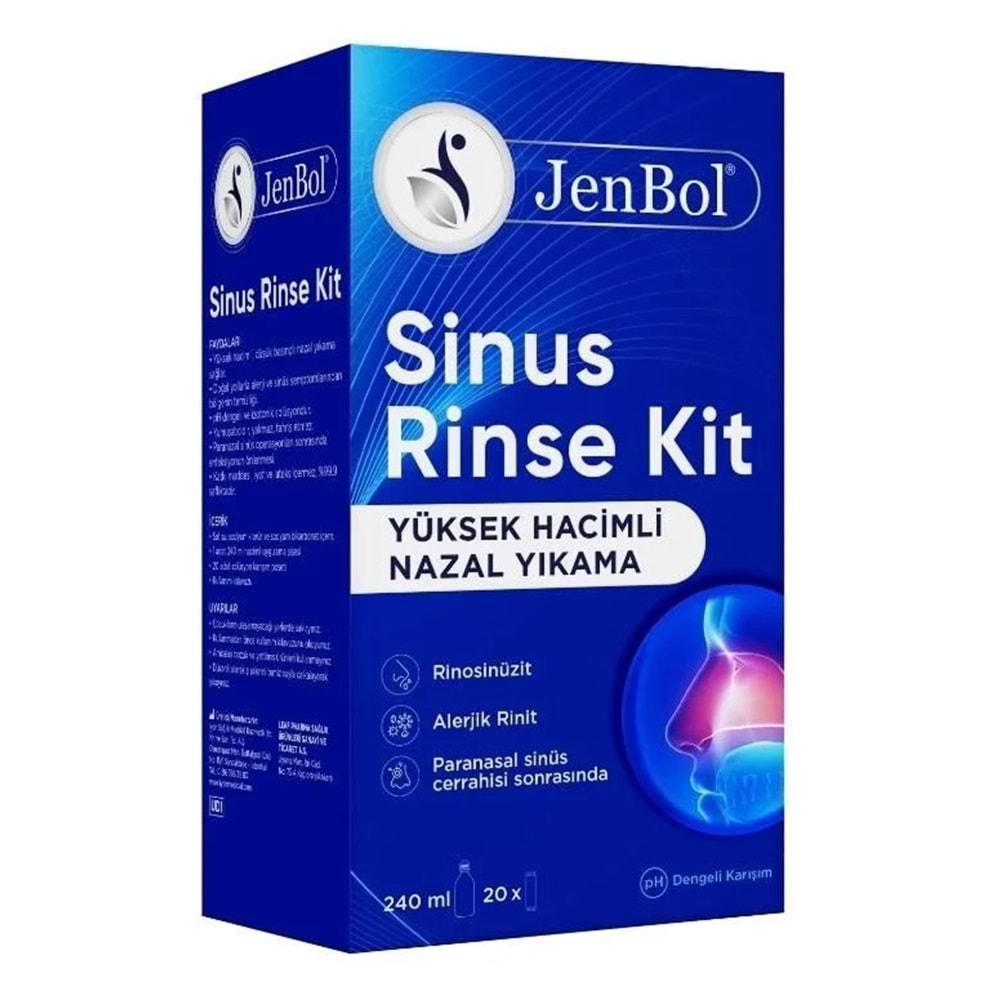 JENBOL SİNUS BURUN YIKAMA KİTİ YETİŞKİN