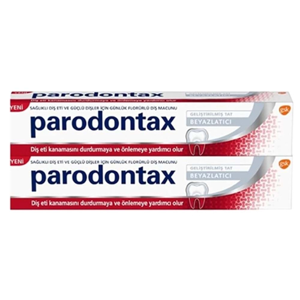 PARODONTAX DİŞ MACUNU BEYAZKATICI75 ML 2 Lİ