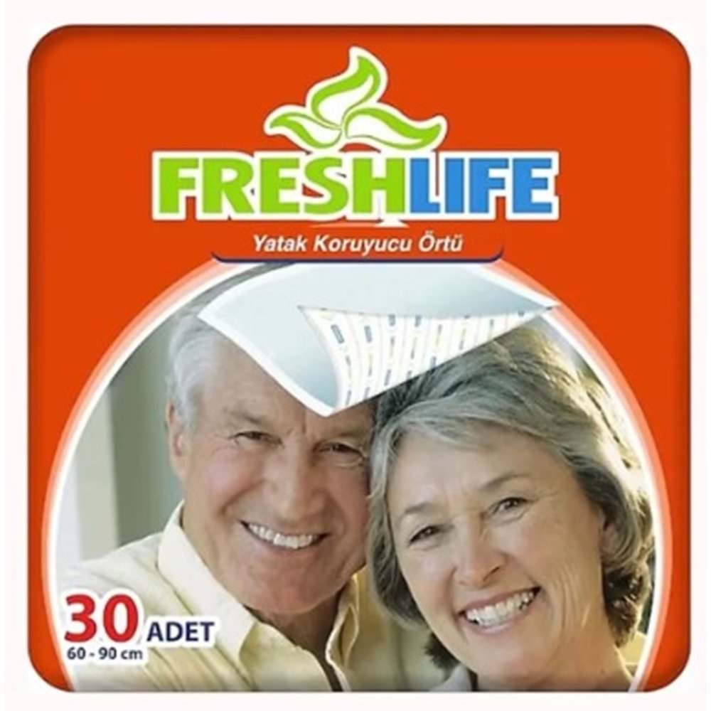 FRESHLİFE HASTA ALTI YATAK KORUYUCU 60 X 90 - 30'LU
