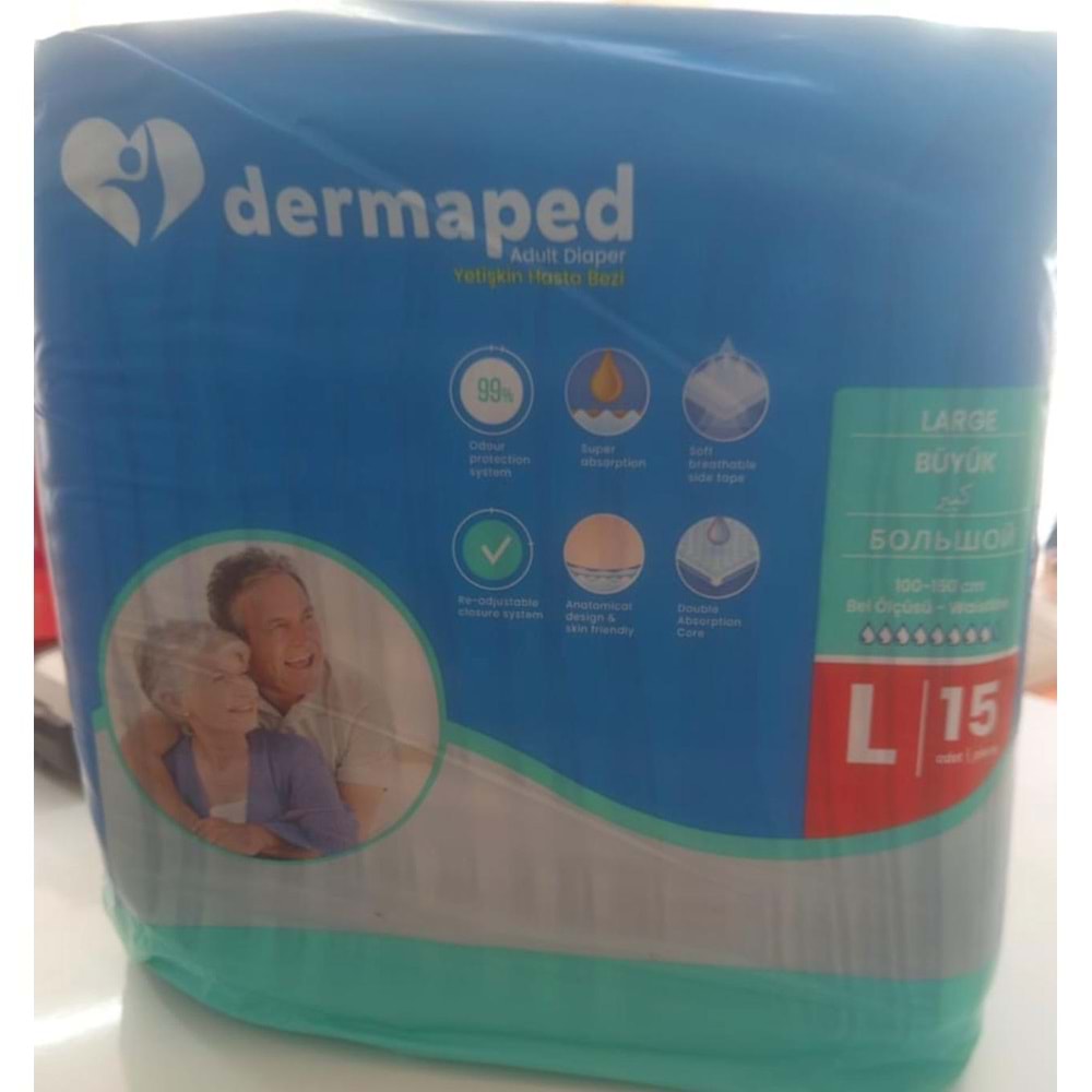 DERMAPED HASTA LARGE BEZİ 15 Lİ
