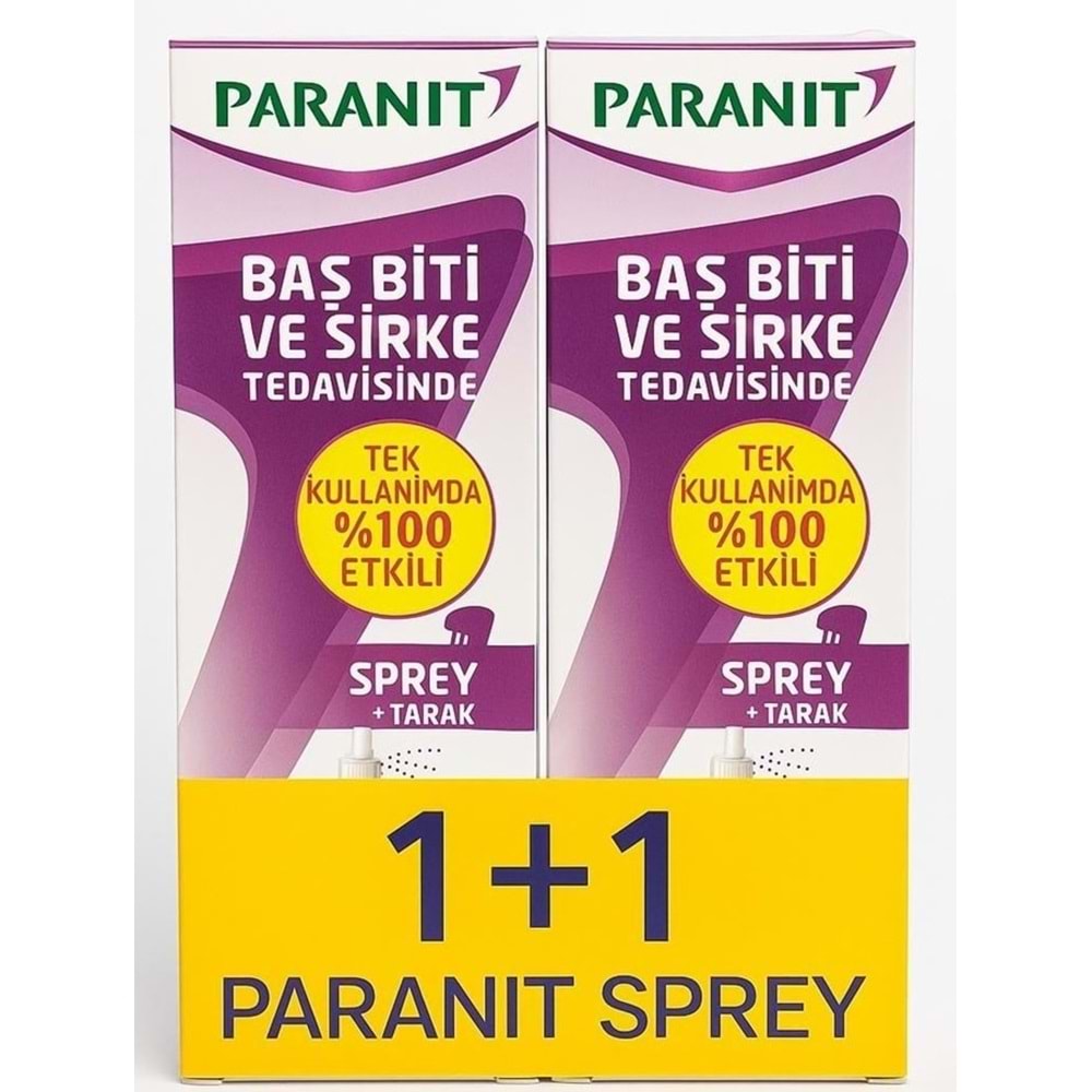 PARANIT BİT SPREY 100 ML 2 Lİ PAKET